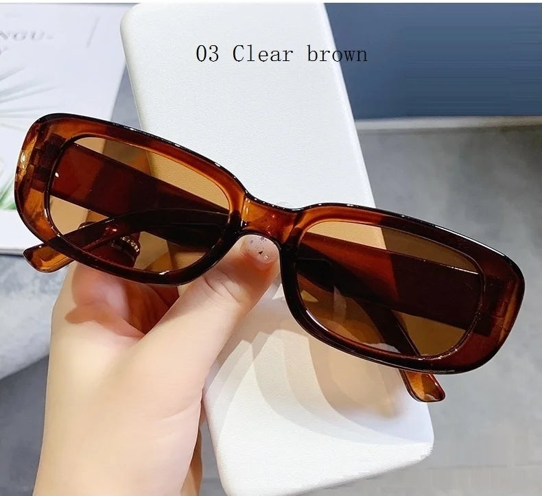 Fashion Rectangle Sunglasses For Women