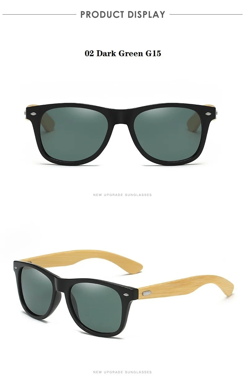 Classic Wooden Sunglasses For  Unisex