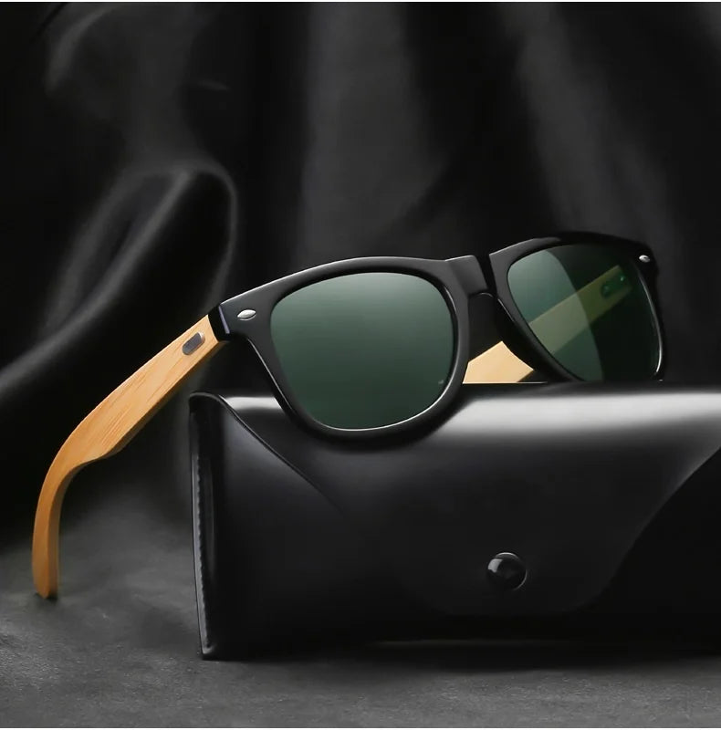 Classic Wooden Sunglasses For  Unisex