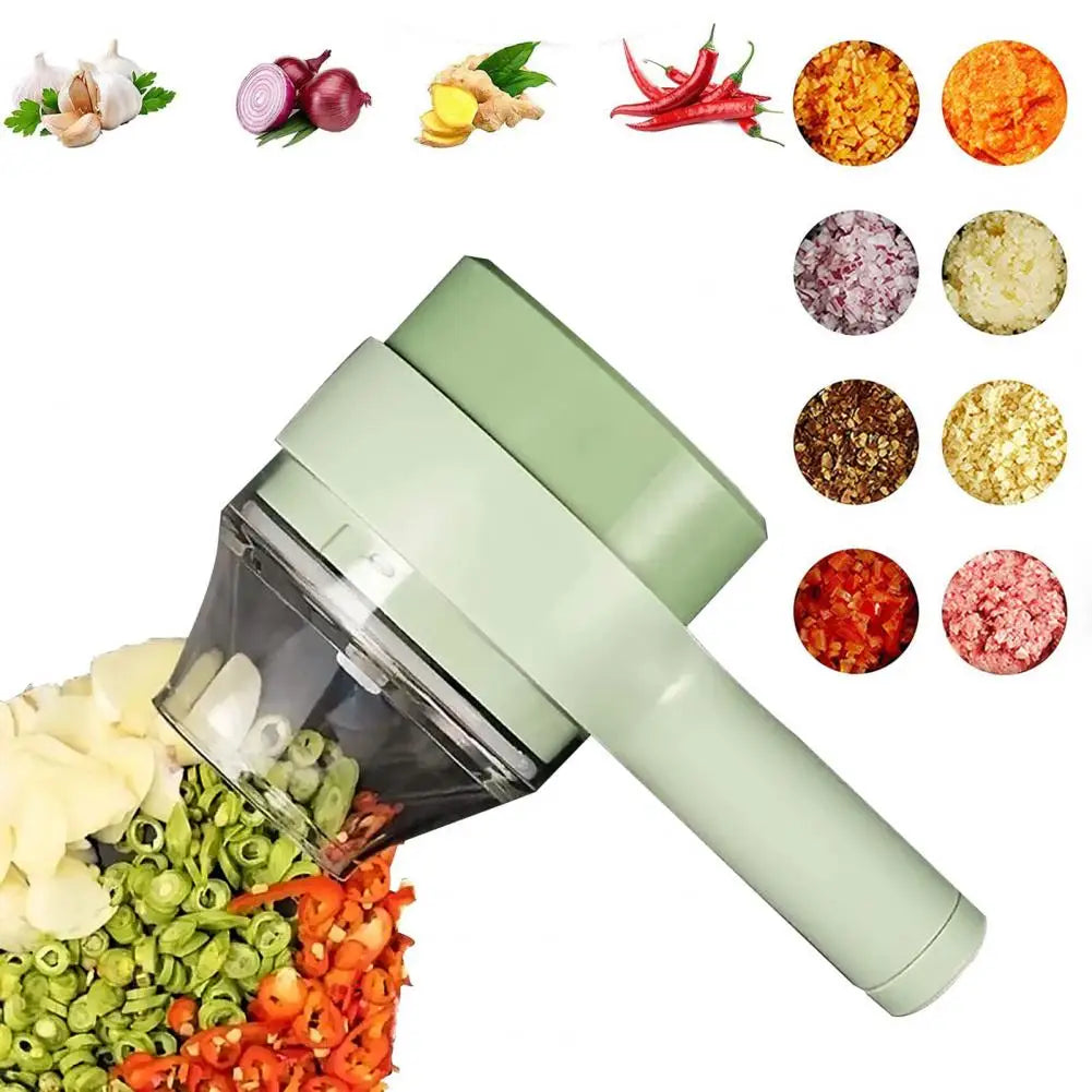 Garlic Grinder & Food processor With Handle Good Gripi