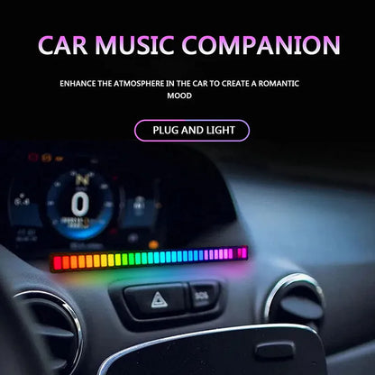 LED Ambient Light RGB Table Lamp Bluetooth Music Sync Night Light USB Rechargeable Desk Mood Light for Car PC Gaming Room Decor Disco light Electronics  Gadget