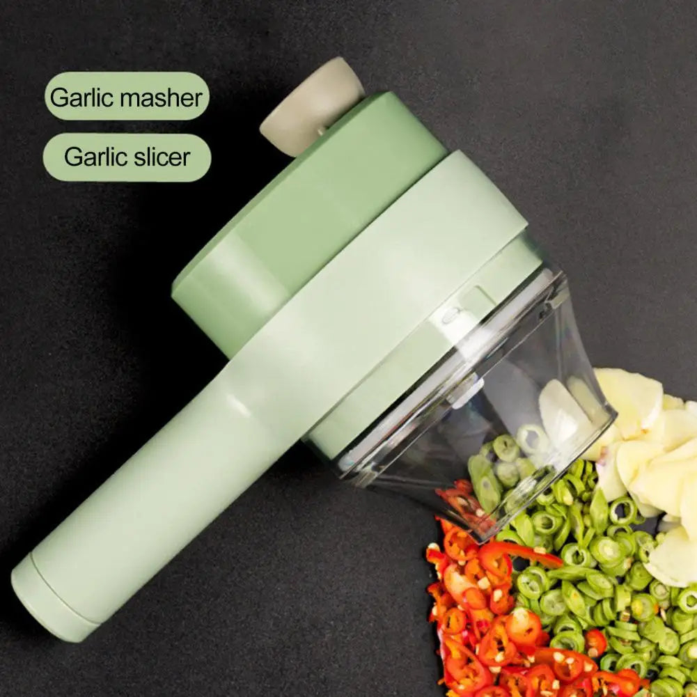 Garlic Grinder & Food processor With Handle Good Gripi