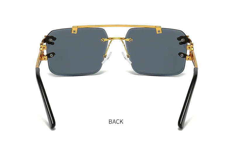 Luxury Square Sunglasses Man Unisex