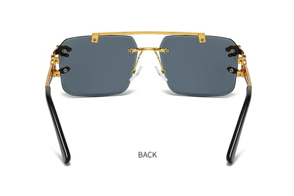 Luxury Square Sunglasses Man Unisex