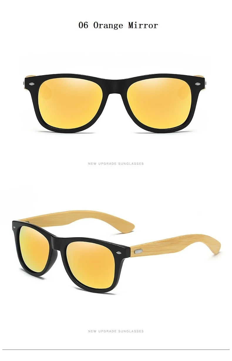 Classic Wooden Sunglasses For  Unisex