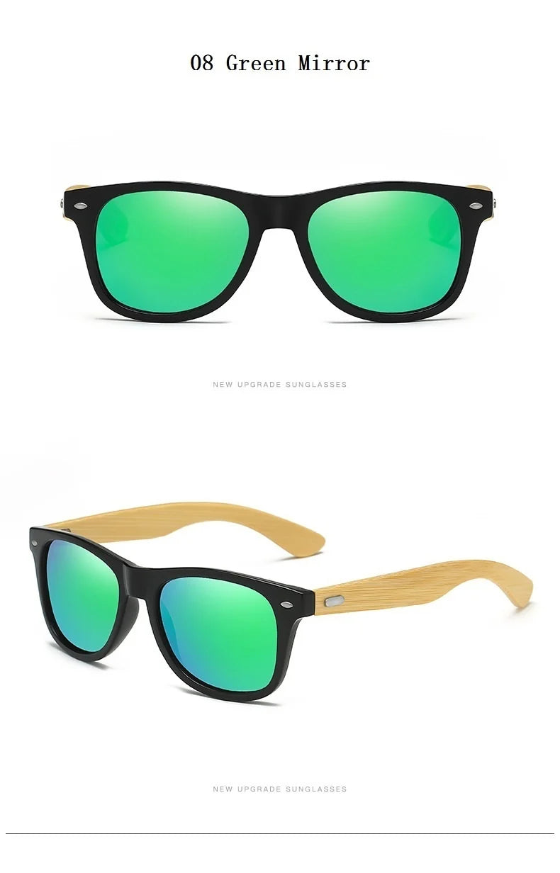 Classic Wooden Sunglasses For  Unisex