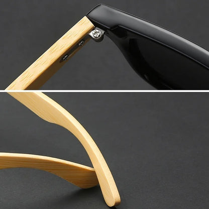 Classic Wooden Sunglasses For  Unisex