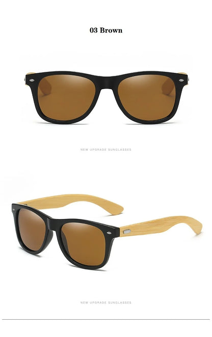 Classic Wooden Sunglasses For  Unisex