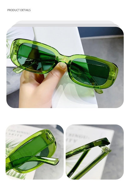 Fashion Rectangle Sunglasses For Women