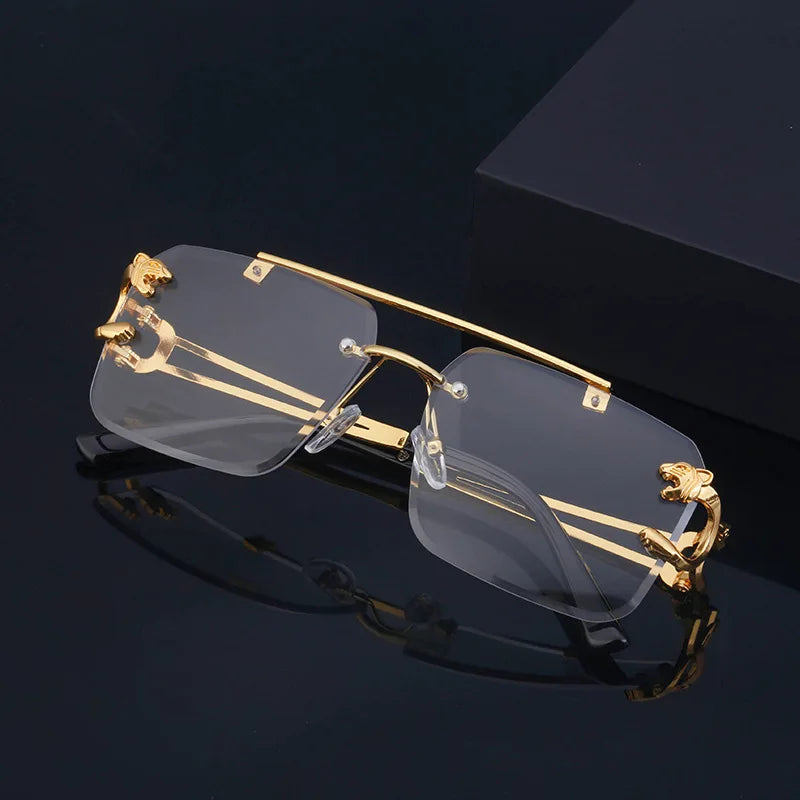 Luxury Square Sunglasses Man Unisex