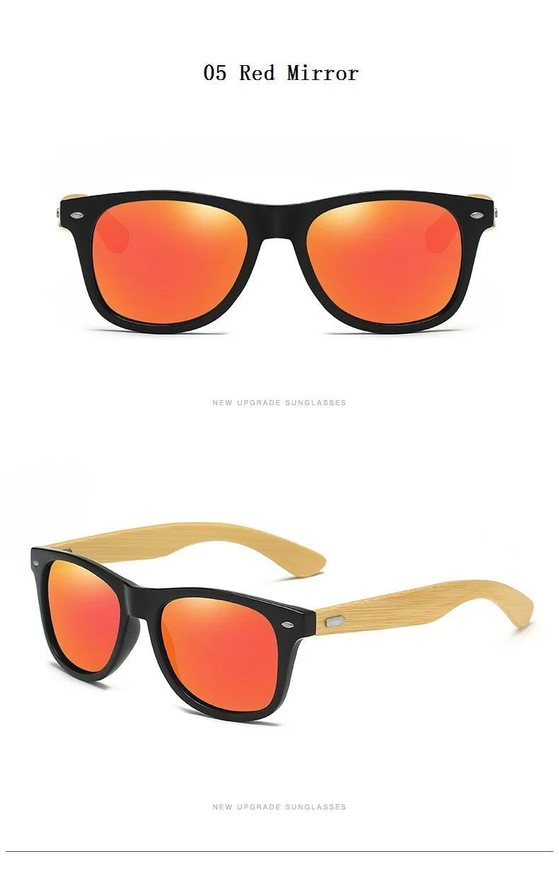 Classic Wooden Sunglasses For  Unisex