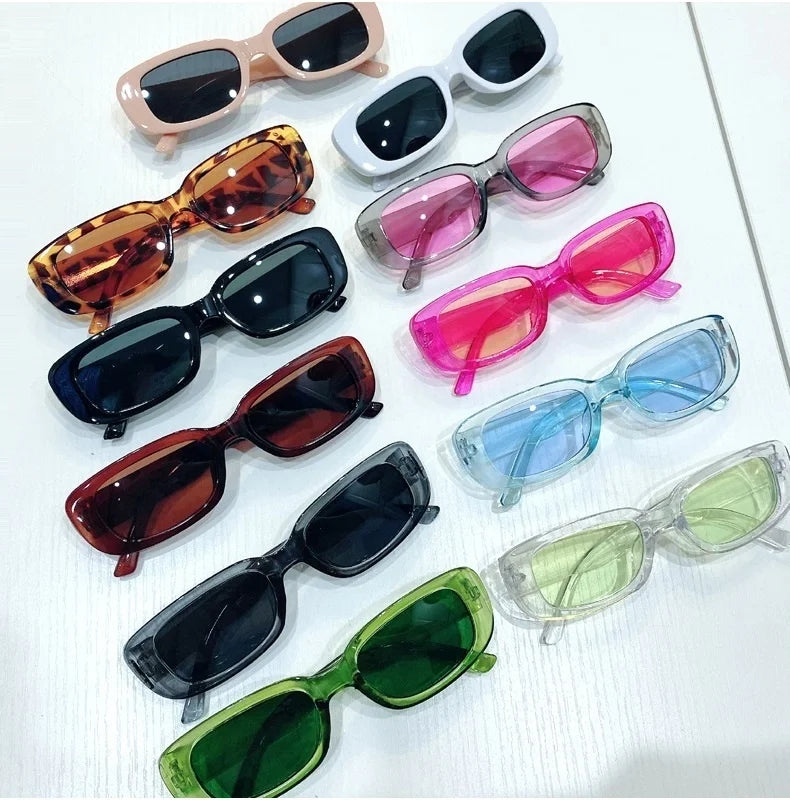 Fashion Rectangle Sunglasses For Women